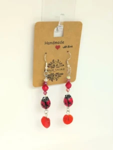 Ladybug Earrings | Wildwood Collection | Jewelry by Emilie Nicole